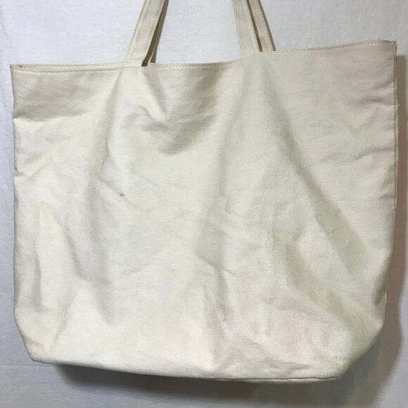 Victoria's Secret Pink & White Sequin Tote Bag 2016 Sparkly Bling Glam EUC Vacay - Picture 6 of 14